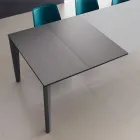 Ausziehbarer Esstisch Bis zu 290 cm in Made in Italy Crystal - Polonio Viadurini