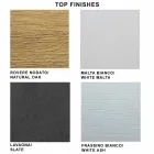 Ausziehbarer Esstisch bis 300 cm aus Laminat, hergestellt in Italien – Grotta Viadurini