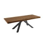 Ausziehbarer Esstisch bis 300 cm aus furniertem Holz – Settimmio Viadurini