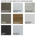 Ausziehbarer Esstisch bis 310 cm aus Melamin, hergestellt in Italien – Siebzigerjahre Viadurini