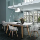 Ausziehbarer Esstisch Bis zu 315 cm aus Mdf und Massivholz - Paolo Viadurini