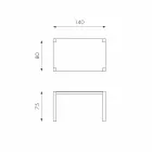 Ausziehbarer Esstisch aus Fedro-Eichenholz, hergestellt in Italien Viadurini