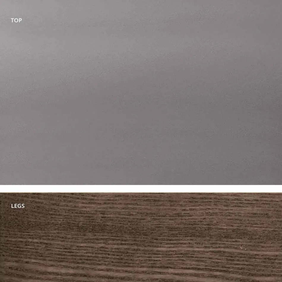 Ausziehbarer Esstisch aus Rauchglas von Dimitri, hergestellt in Italien Viadurini