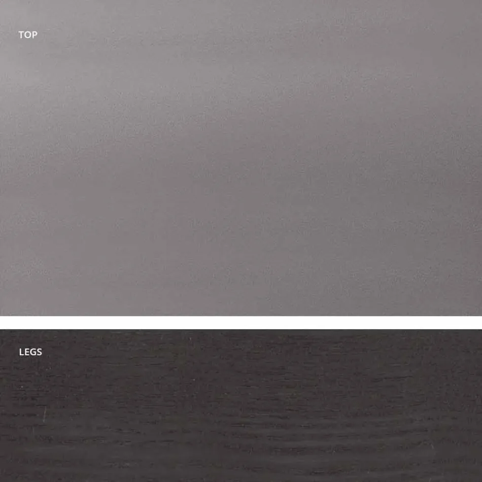 Ausziehbarer moderner Esstisch aus Glas made in Italy, Azad Viadurini