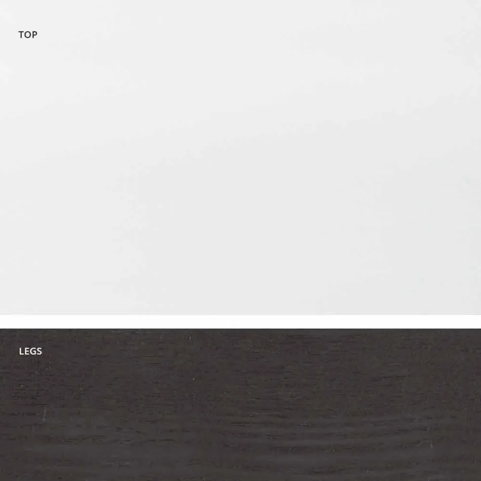 Ausziehbarer moderner Esstisch aus Glas made in Italy, Azad Viadurini