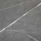 Ausziehbarer und breiterer Esstisch aus Melamin und Metall – Devendra Viadurini