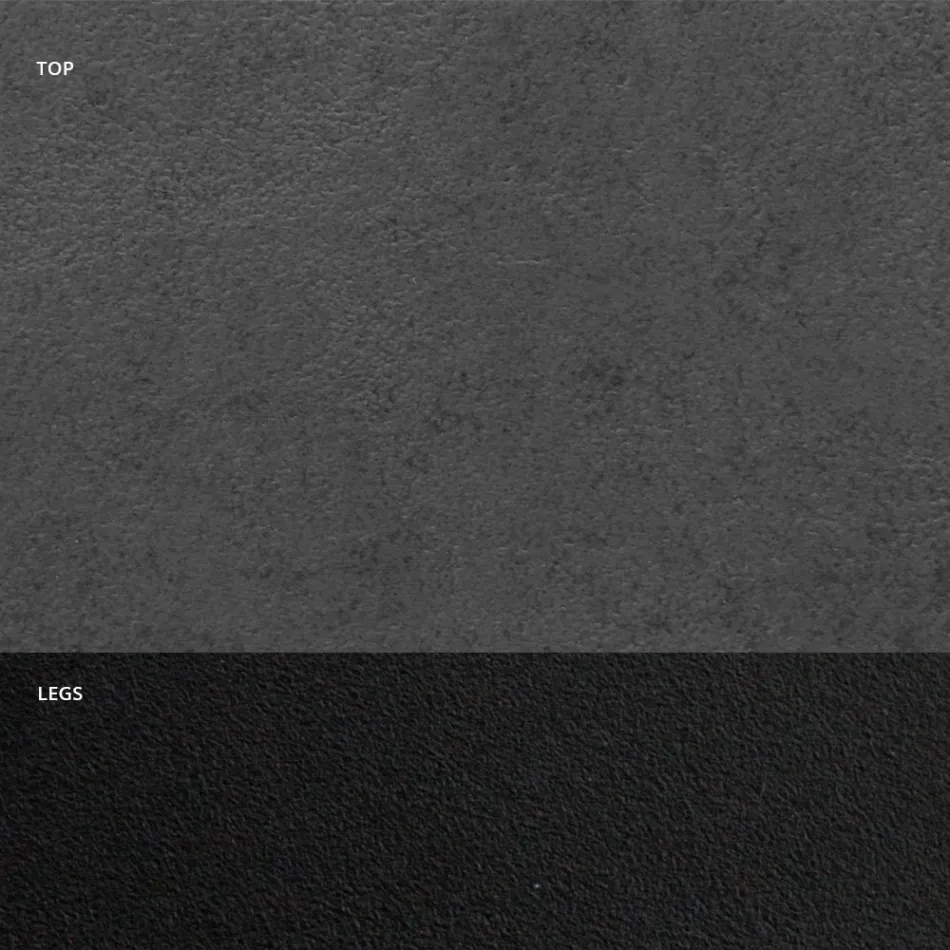 Esstisch mit Fassplatte aus HPL-Laminat, hergestellt in Italien – Grotta Viadurini