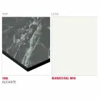 Esstisch mit HPL-Platte und Metallbasis Made in Italy - Aresto Viadurini