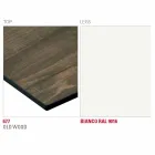 Esstisch mit HPL-Platte und Metallbasis Made in Italy - Aresto Viadurini