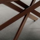 Luxuriöser Esstisch mit entrindeter Walnussplatte, hergestellt in Italien – Carlino Viadurini