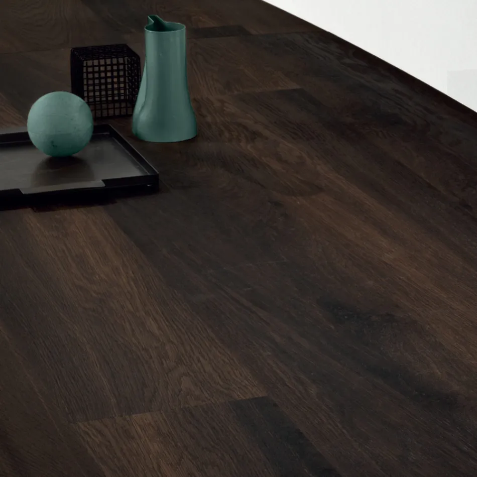 Esstisch mit Platte aus Eichenfurnier Made in Italy - Antonino Viadurini