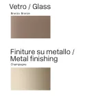 Opalia Esstisch aus Glas und Metall, 320 cm, hergestellt in Italien Viadurini