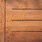 Garten Esstisch aus Natur- oder Schwarzholz, italienischer Luxus - Suzana Viadurini