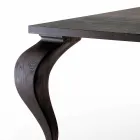Luxus Design Esstisch aus Massivholz, Made in Italy, Filo Viadurini