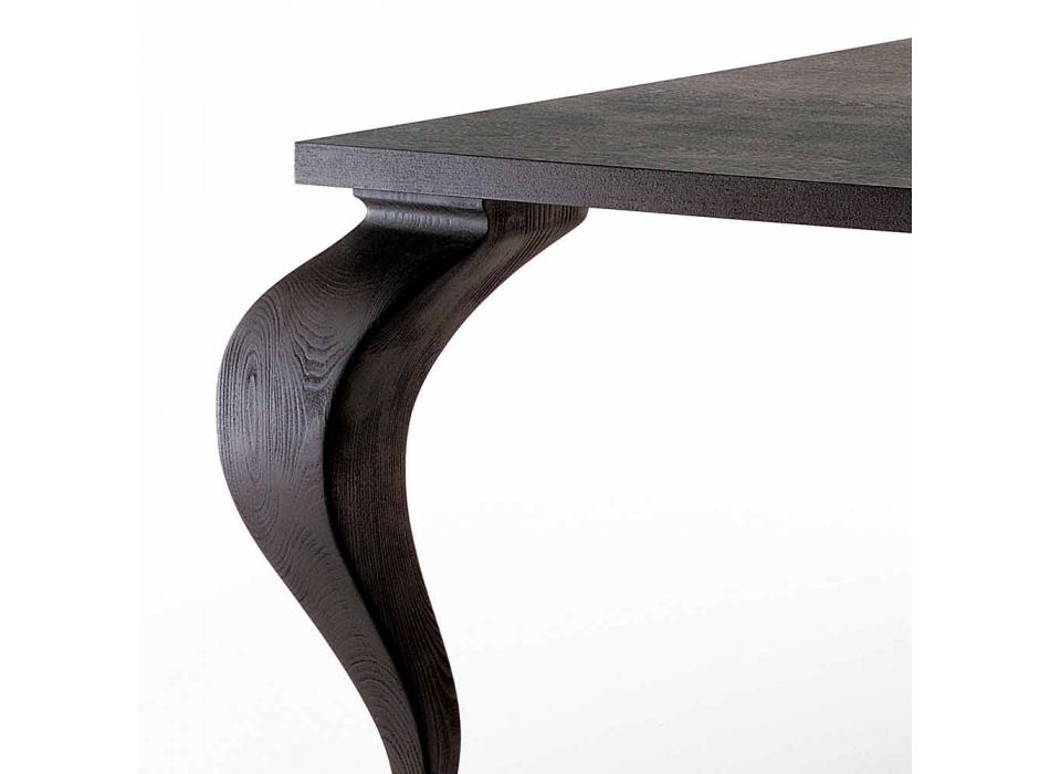 Luxus Design Esstisch aus Massivholz, Made in Italy, Filo Viadurini