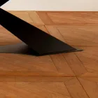 Esstisch im modernen Design mit Elliot-Tischplatte aus italienischer Eiche Viadurini