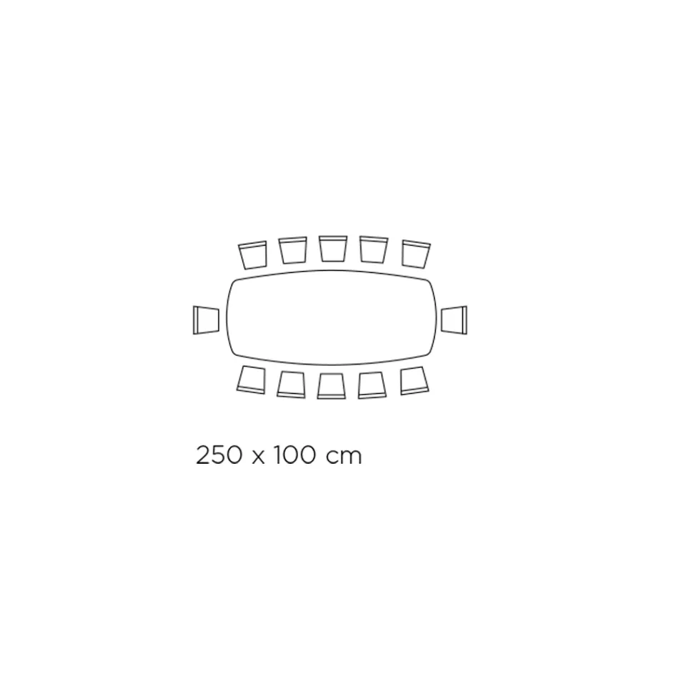 Fester Esstisch mit Fassplatte aus Keramik, hergestellt in Italien – Gläser Viadurini