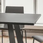 Luxuriöser Esstisch aus Fenix und Metall, hergestellt in Italien – Pinocchio Viadurini