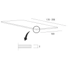 Luxuriöser Esstisch aus Fenix und Metall, hergestellt in Italien – Pinocchio Viadurini