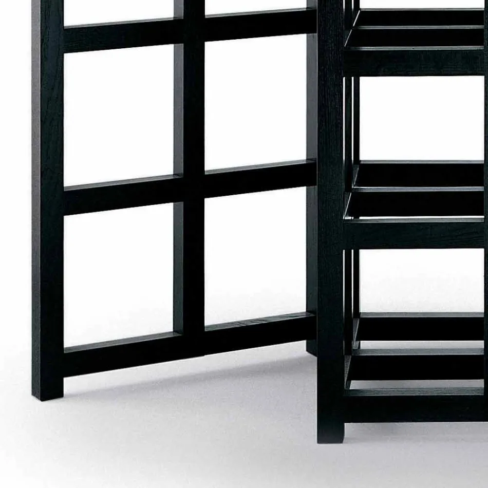 Esstisch aus schwarz lackierter Esche Made in Italy - Sabatino Viadurini