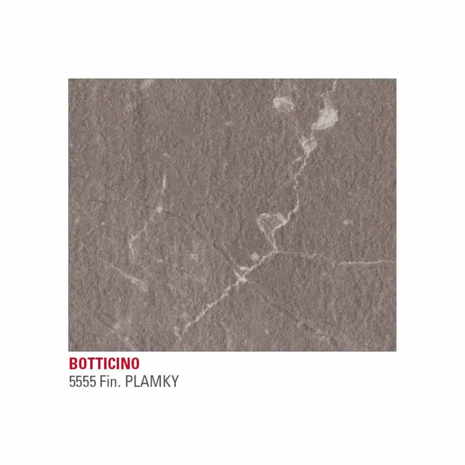 Esstisch in HPL-Marmoroptik und lackiertem Metall Made in Italy - Jupiter Viadurini