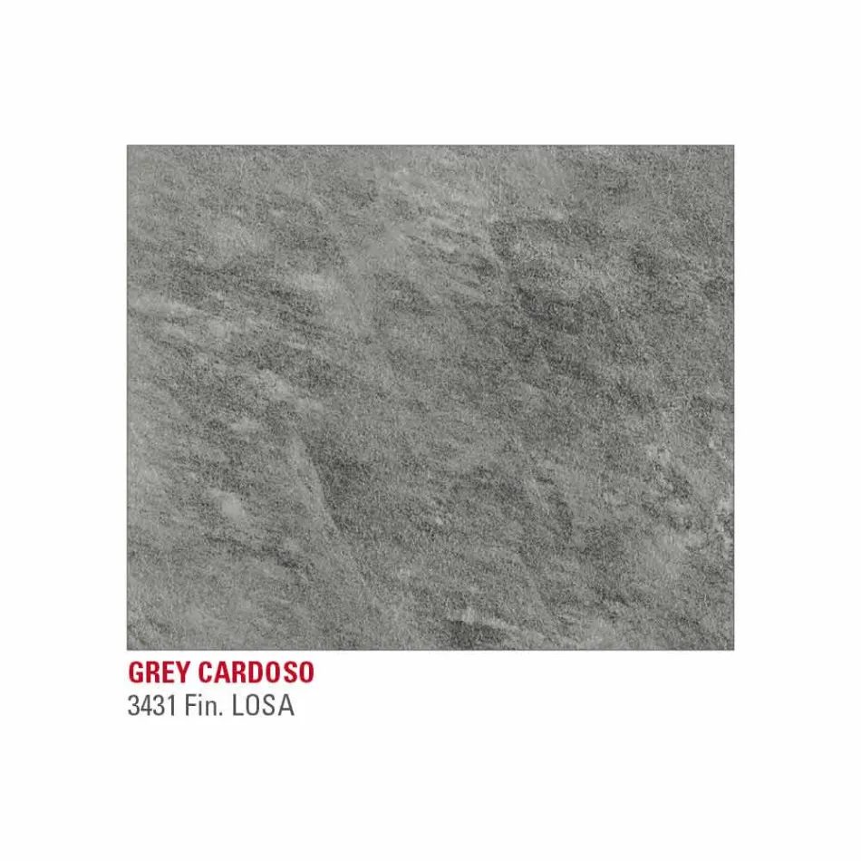 Esstisch in HPL-Marmoroptik und lackiertem Metall Made in Italy - Jupiter Viadurini