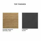 Esstisch aus HPL-Laminat und feinem Made in Italy-Stahl - Settimmio Viadurini