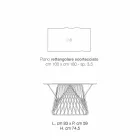 Esstisch aus modernem Massivholz made in Italy, Mitia Viadurini