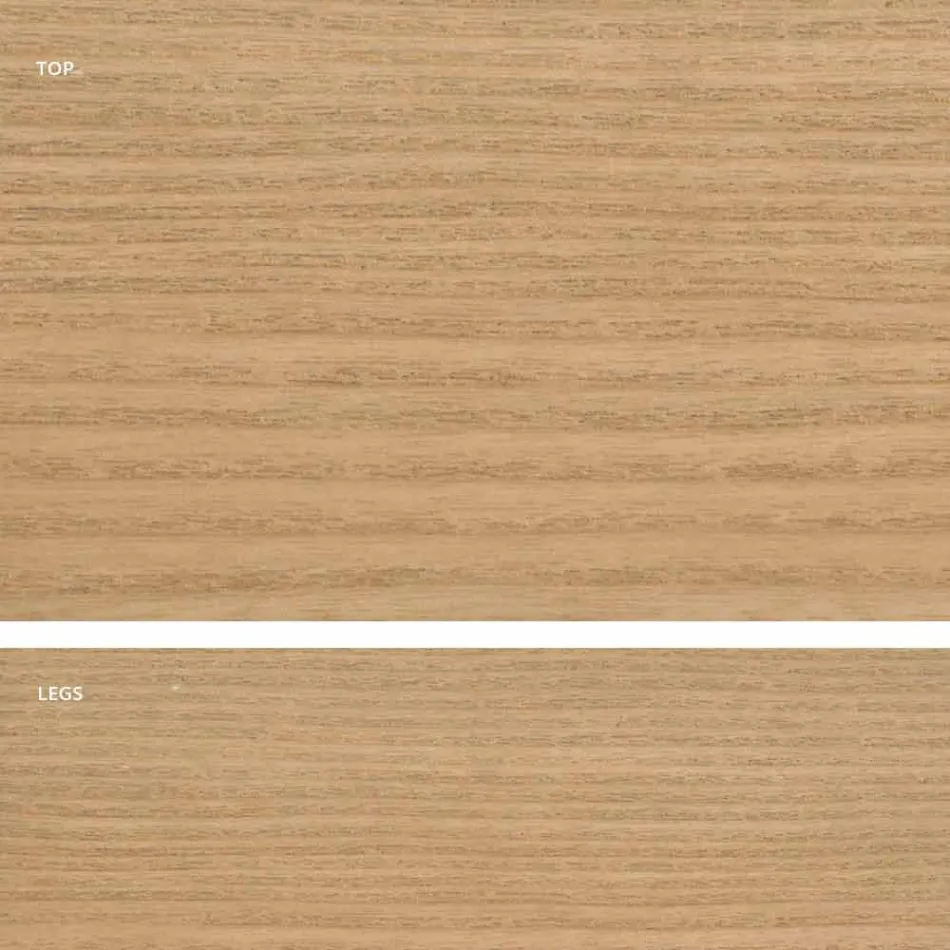 Esstisch aus Holz im MDF-Design, hergestellt in Italien, Egisto Viadurini