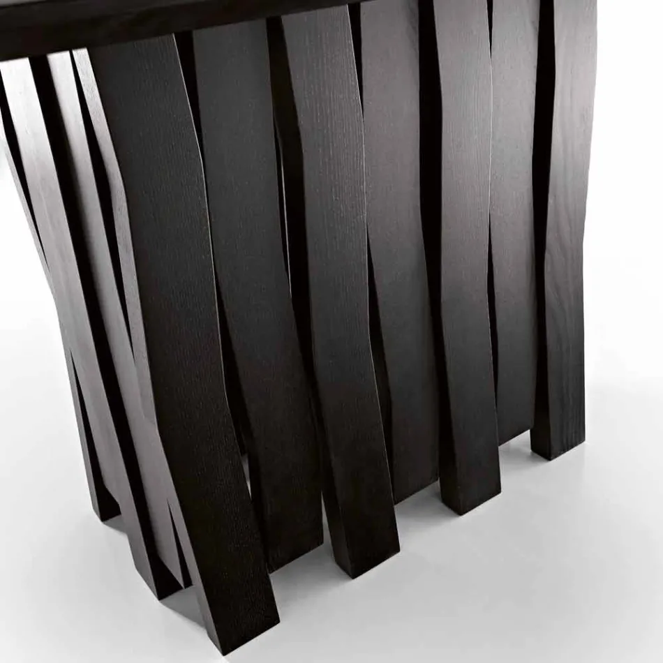 Esstisch aus Holz im MDF-Design, hergestellt in Italien, Egisto Viadurini