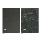 Esstisch aus Metall und Keramikplatte Made in Italy Design - Anaconda Viadurini