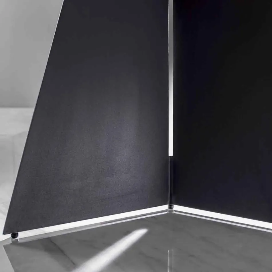 Moderner Esstisch mit Porzellan Steinzeugplatte - Meduno Viadurini