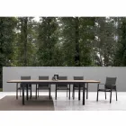 Esstisch im Freien mit ausziehbarer Platte bis zu 300 cm - Reisetasche Viadurini