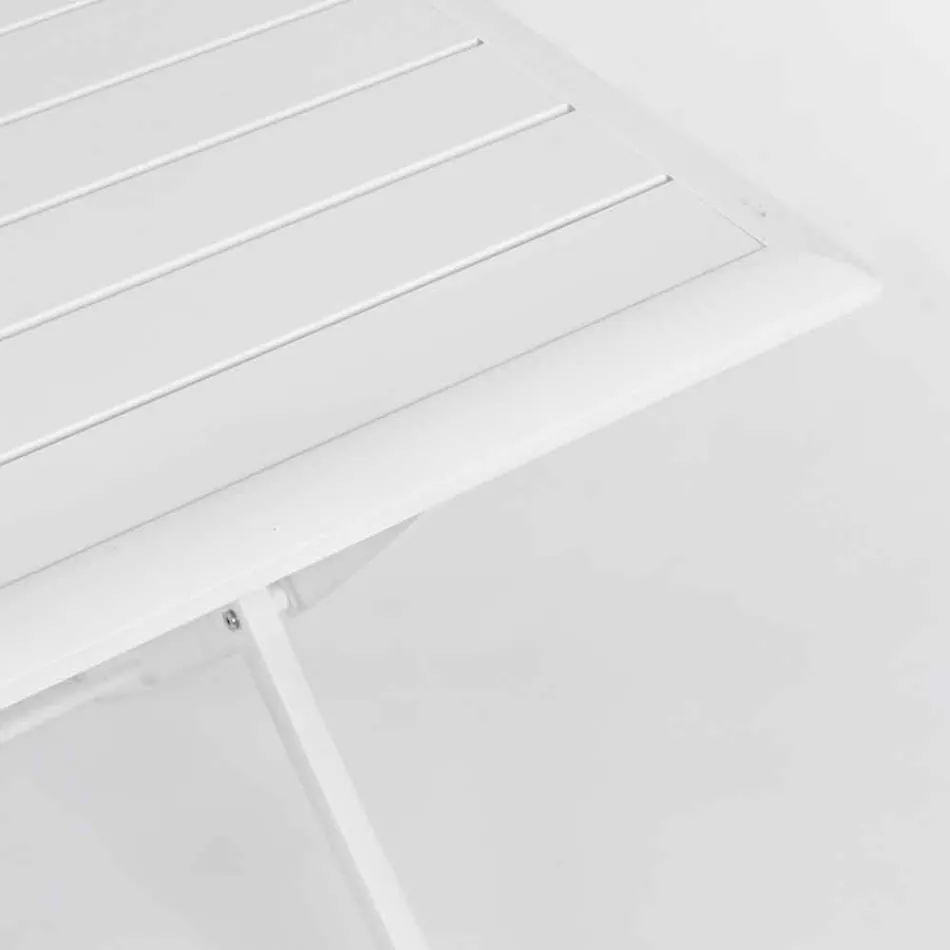 Esstisch im Freien aus Aluminium mit Klappstruktur - Hunt Viadurini