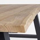 Esstisch für den Außenbereich aus Teak und Aluminium, Homemotion - Rolando Viadurini