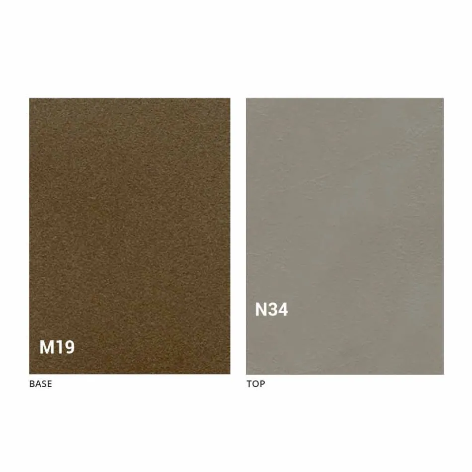 Moderner klappbarer Esstisch aus Holz und Metall Made in Italy - Menelao Viadurini