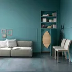 Moderner klappbarer Esstisch aus Holz und Metall Made in Italy - Menelao Viadurini