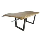 Esstisch verkleidet in Masellato-Asteiche Made in Italy - Pilar Viadurini