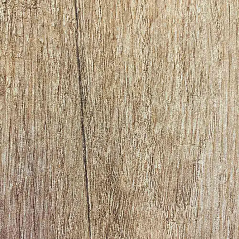 Runder Esstisch ausziehbar Bis zu 370 cm in Holz und Metall - Caimano Viadurini