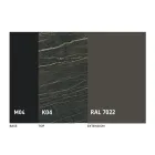 Runder ausziehbarer Esstisch aus Laminam Keramik Made in Italy - Lupetto Viadurini