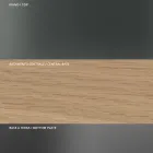 Runder Esstisch aus Rauchglas mit Holzsockel Made in Italy - Rondo Viadurini