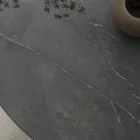 Runder Esstisch aus Metall und laminiertem HPL Made in Italy - Bastiano Viadurini