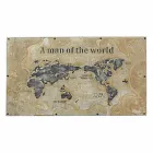 Esstisch im Industriestil mit Platte aus Mdf und Glas Homemotion - Brasilien Viadurini