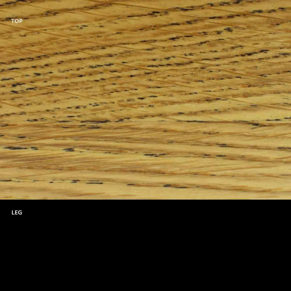 Runder Esstisch mit fein furnierter Platte, hergestellt in Italien – Dollars Viadurini