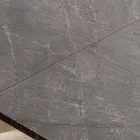 Ausziehbarer Wohnzimmertisch 260 oder 300 cm aus Metall und HPL - Borgo Viadurini