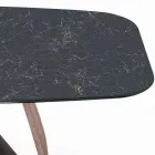 Fester Wohnzimmertisch mit Holzgestell, hergestellt in Italien – Equatore Viadurini