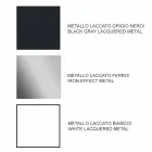 Ausziehbarer Designtisch Bis zu 294 cm in Holz und Metall Made in Italy - Nuzzo Viadurini