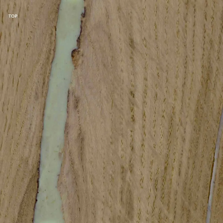 Moderner Designtisch mit Holzplatte und Metallgestell, Esperia Viadurini