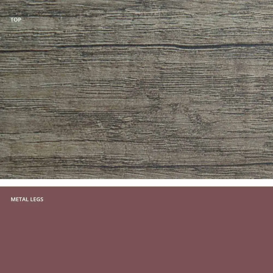 Moderner ausziehbarer Tisch aus in Italien hergestelltem Melaminholz, Wilmer Viadurini