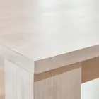 190 x 100 cm großer, fester Wohnzimmertisch aus massivem Teakholz – flämisch Viadurini